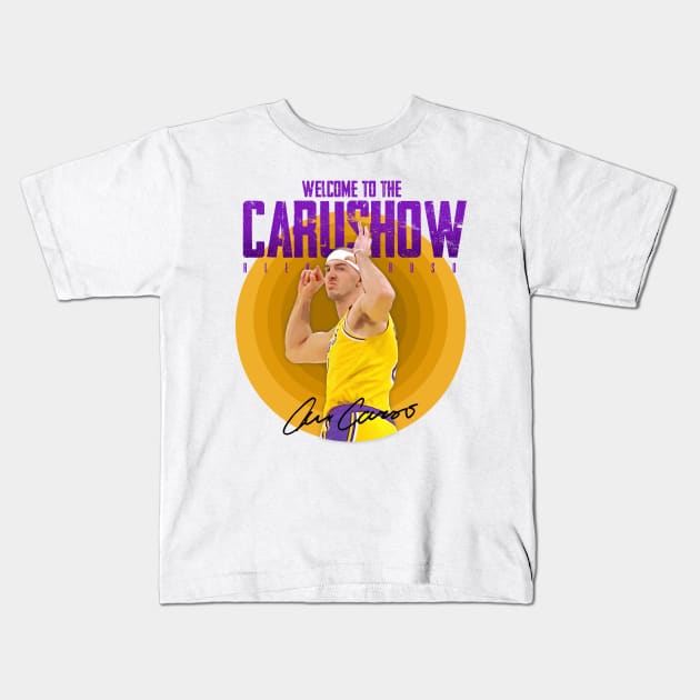 Alex Caruso Kids T-Shirt by Juantamad